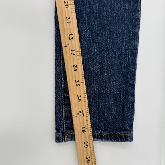 Levis 501 Jeans Women 25x30 Premium Stretch Skinny Button Fly Mid Rise Denim - Picture 13 of 15